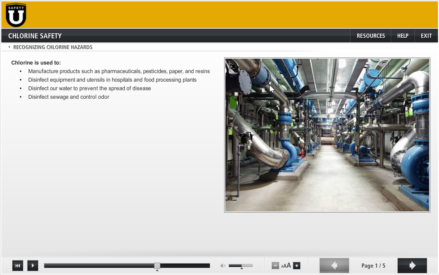 Chlorine Safety Online Training Course